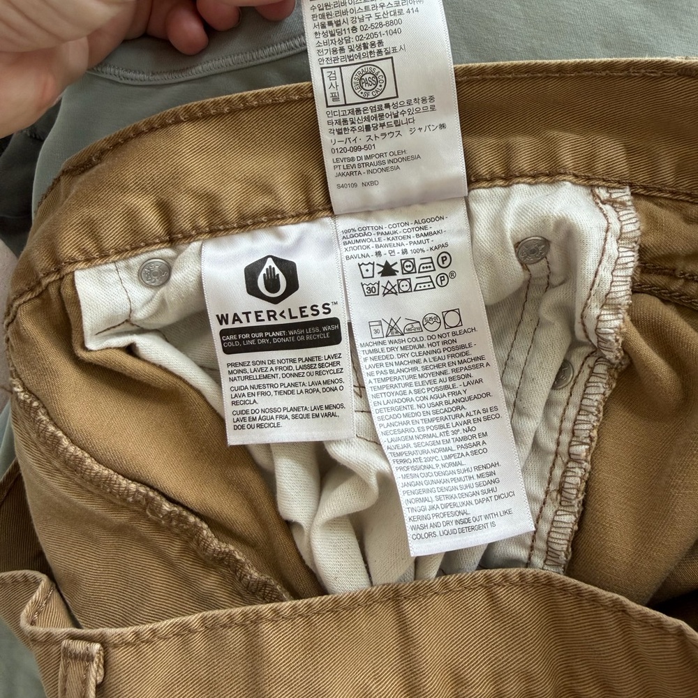 Men’s Levi 514 Straight Fit Jeans 34x30 Brown - Picture 7 of 7